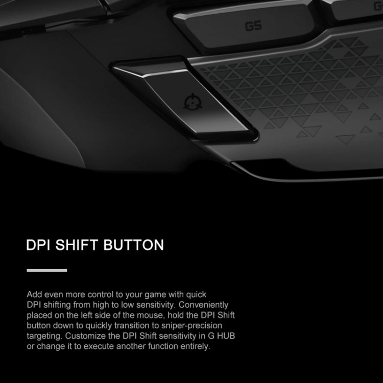 Logitech G502 HERO Wired Gaming Mouse with 11 Buttons, Length: 2.1m - LYDARZ