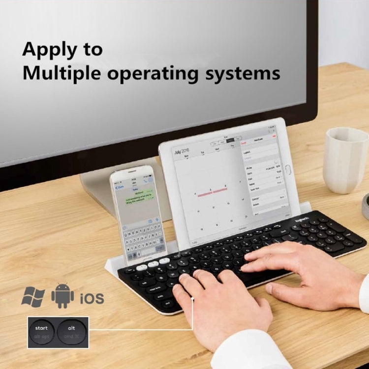 Logitech K780 Multi-device Bluetooth + Unifying Dual Mode Wireless Keyboard with Stand - LYDARZ