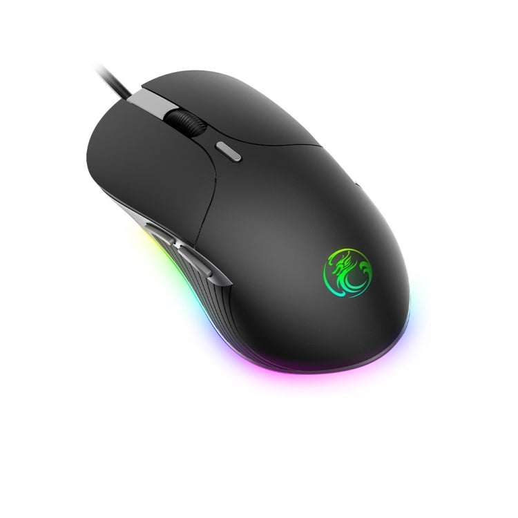 Ratón para juegos iMICE X6 RGB: ratón para juegos RGB colorido con cable de 6 botones