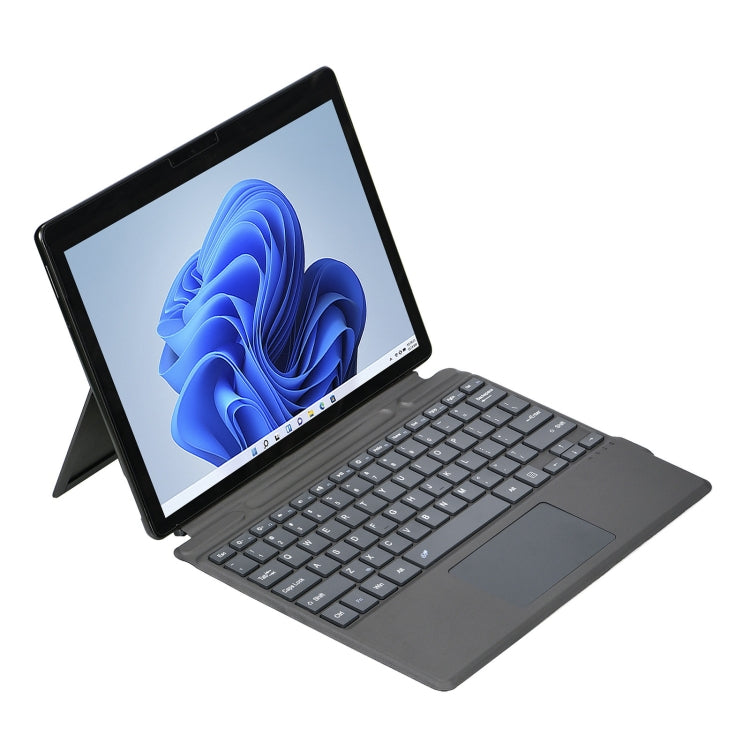 Funda con teclado para Microsoft Surface Pro 8 con Bluetooth, diseño de cuero y ranura para lápiz
