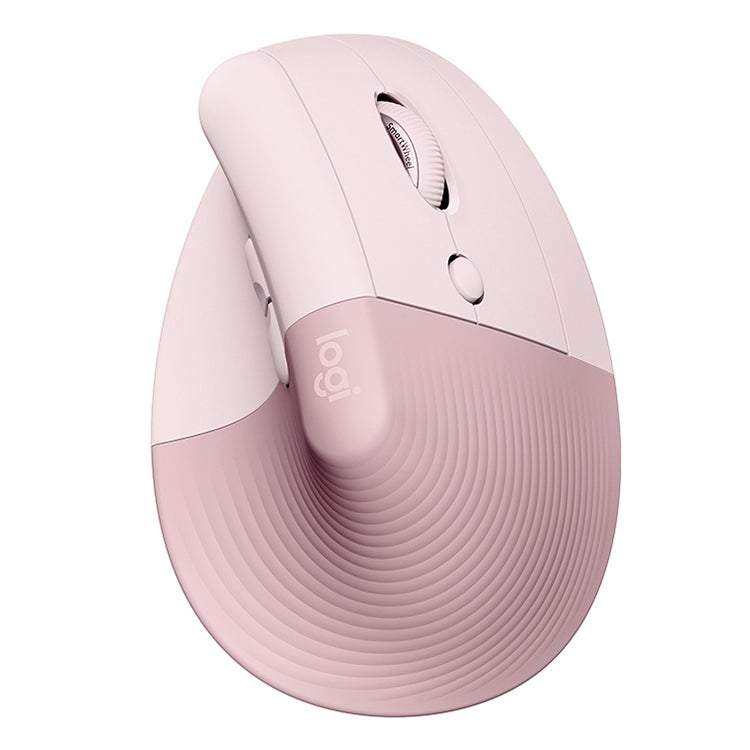 Ratón ergonómico Logitech Lift: modo dual inalámbrico Bluetooth de 1000 DPI con conectividad de 2,4 GHz