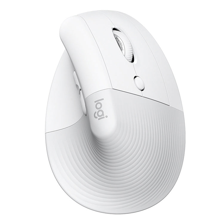 Ratón ergonómico Logitech Lift: modo dual inalámbrico Bluetooth de 1000 DPI con conectividad de 2,4 GHz