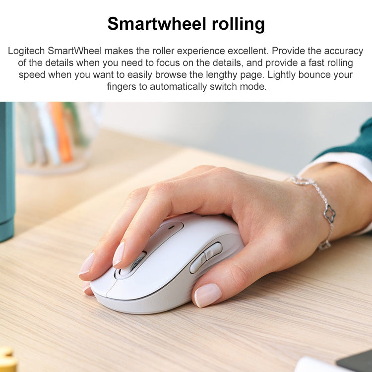 Logitech M750 Wireless Mouse - 2000DPI Dual Mode 2.4GHz Bluetooth Connectivity