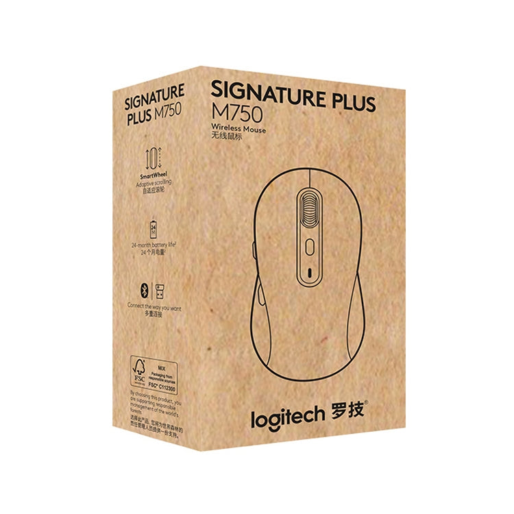 Logitech M750 Wireless Mouse - 2000DPI Dual Mode 2.4GHz Bluetooth Connectivity