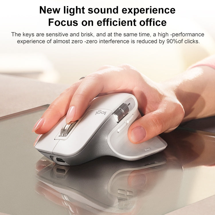 Logitech MX Master 3s Mouse - 8000DPI Ergonomic Wireless Bluetooth Dual Mode