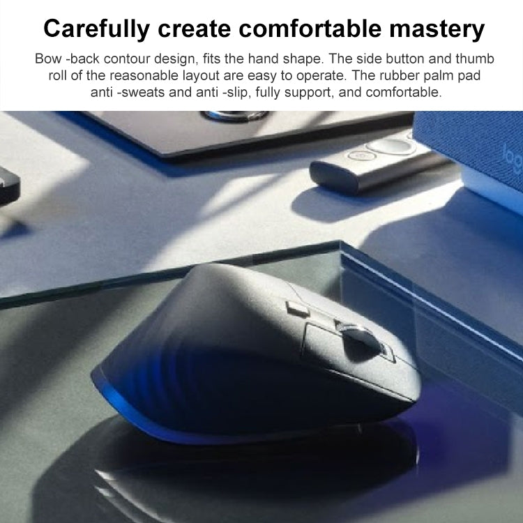 Logitech MX Master 3s Mouse - 8000DPI Ergonomic Wireless Bluetooth Dual Mode
