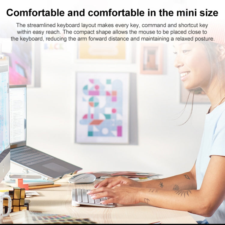 Logitech MX Keys Mini Keyboard – Wireless Bluetooth Ultra-thin Smart Backlit Design