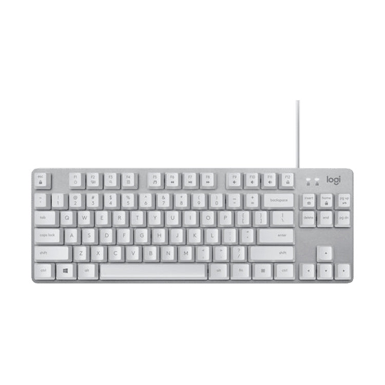 Logitech K835 Mini Mechanische Kabeltastatur, Roter Schaft, Roter Schaft