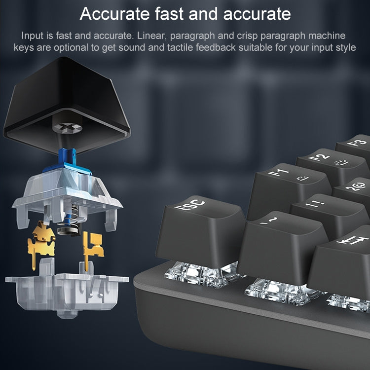 Logitech K835 Mini Mechanical Keyboard with Green Shaft - Wired Performance