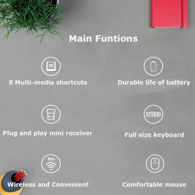 Logitech MK270 2.4GHz Wireless Keyboard + Mouse Set - LYDARZ