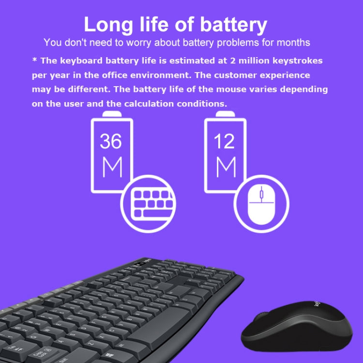 Logitech MK270 2.4GHz Wireless Keyboard + Mouse Set - LYDARZ