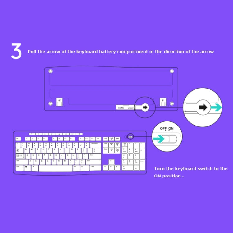 Logitech MK270 2.4GHz Wireless Keyboard + Mouse Set - LYDARZ