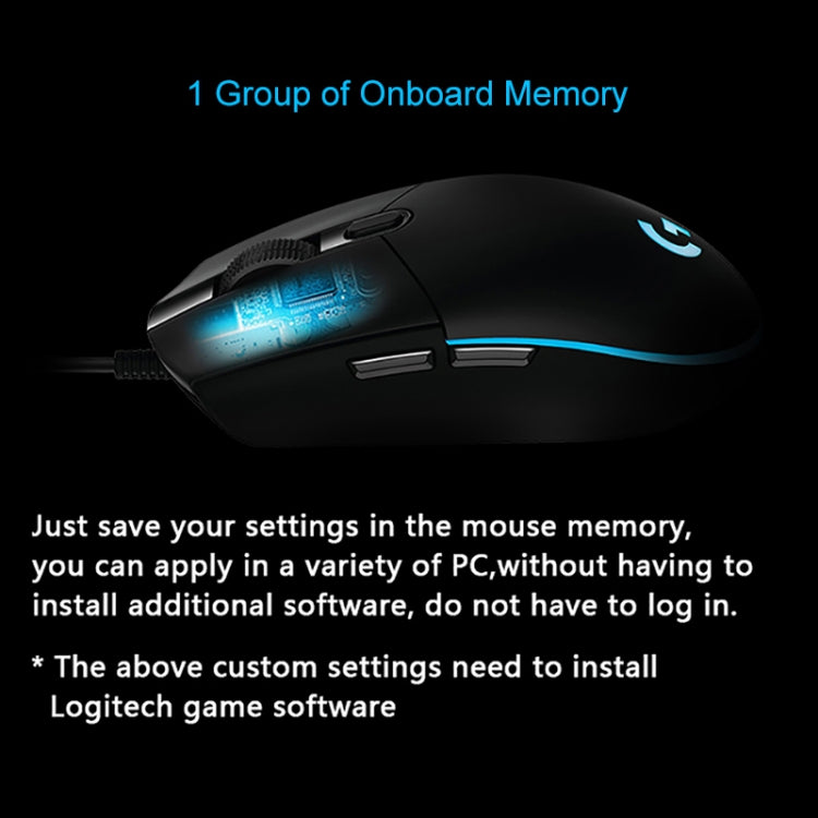 Logitech G102 6-keys RGB Glowing Five-speed Adjustable Wired Optical Gaming Mouse - LYDARZ