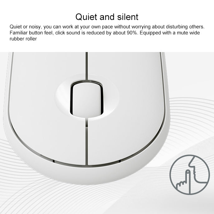 Logitech Pebble Wireless Mouse - Cobblestone Shape, Thin Design, 3 Keys, 1000 DPI, Mute, Bluetooth Optical