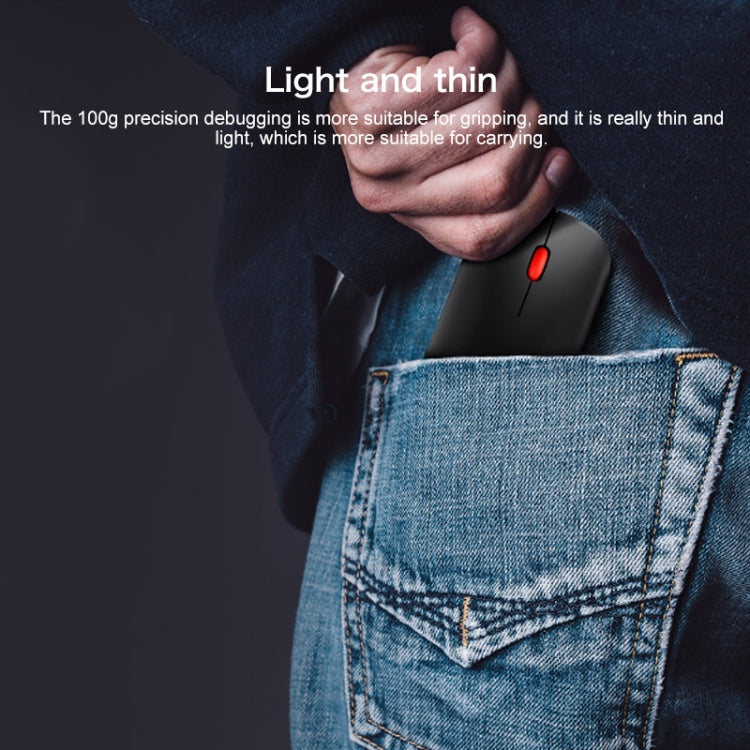 Ratón inalámbrico portátil Lenovo Bluetooth - Ratón portátil Thinkplus Bluetooth 4.0