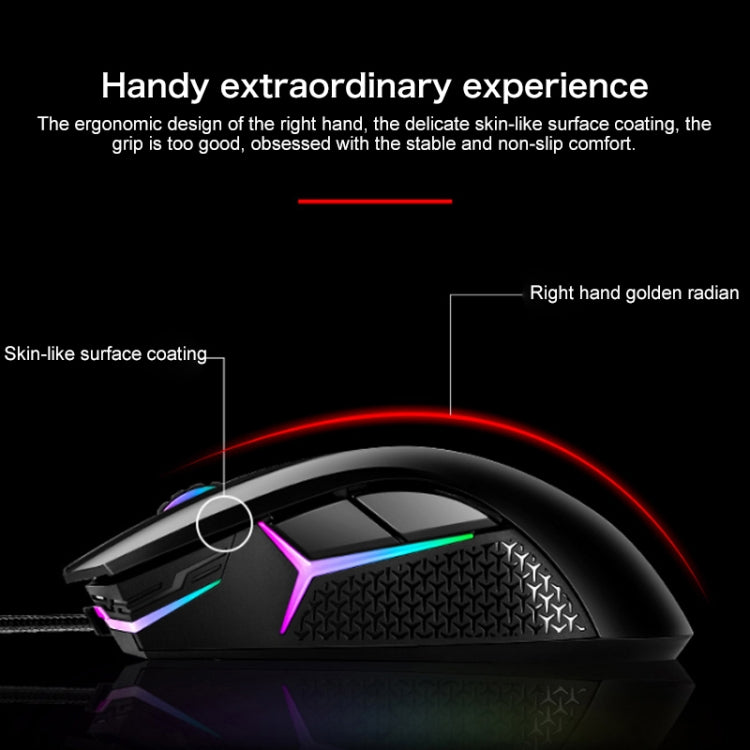Ratón para juegos Lenovo - Ratón con cable HEADSHOT Gaming Engine