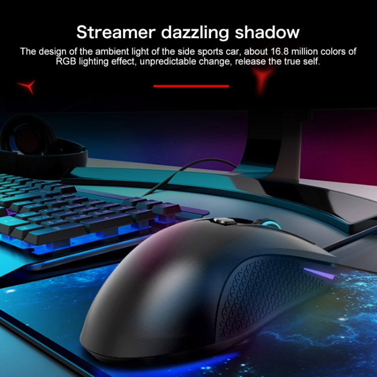 Ratón para juegos Lenovo - Ratón con cable HEADSHOT Gaming Engine