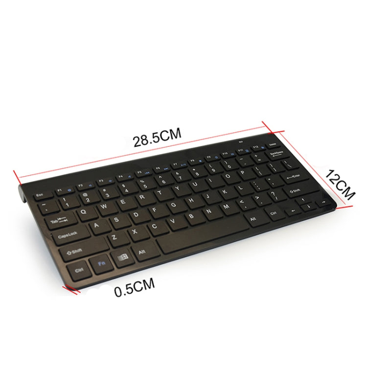 Teclado y ratón multimedia inalámbricos KM-909 con receptor USB (2,4 GHz)