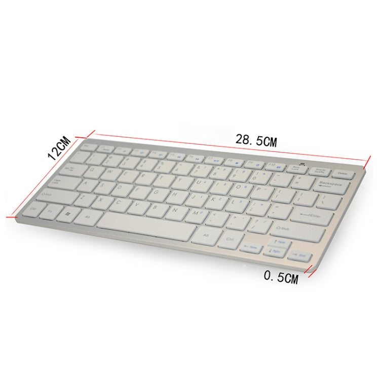Conjunto de teclado y ratón inalámbricos KM-808: teclado multimedia de 2,4 GHz con ratón óptico para PC y portátil