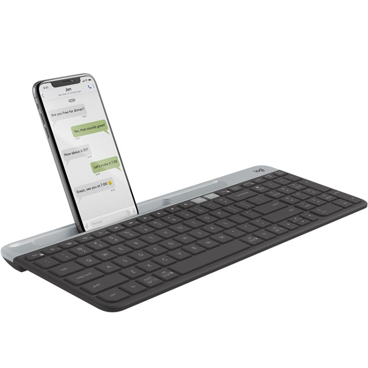 Logitech K580 Dual Modes Thin and Light Multi-device Wireless Keyboard with Phone Holder - LYDARZ