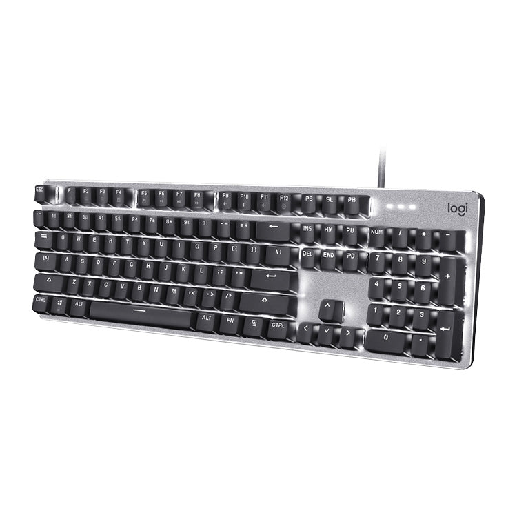 Teclado mecánico Logitech K845 CHERRY Blue Switch con cable y retroiluminación