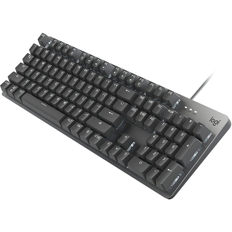 Teclado mecánico Logitech K845 CHERRY Blue Switch con cable y retroiluminación