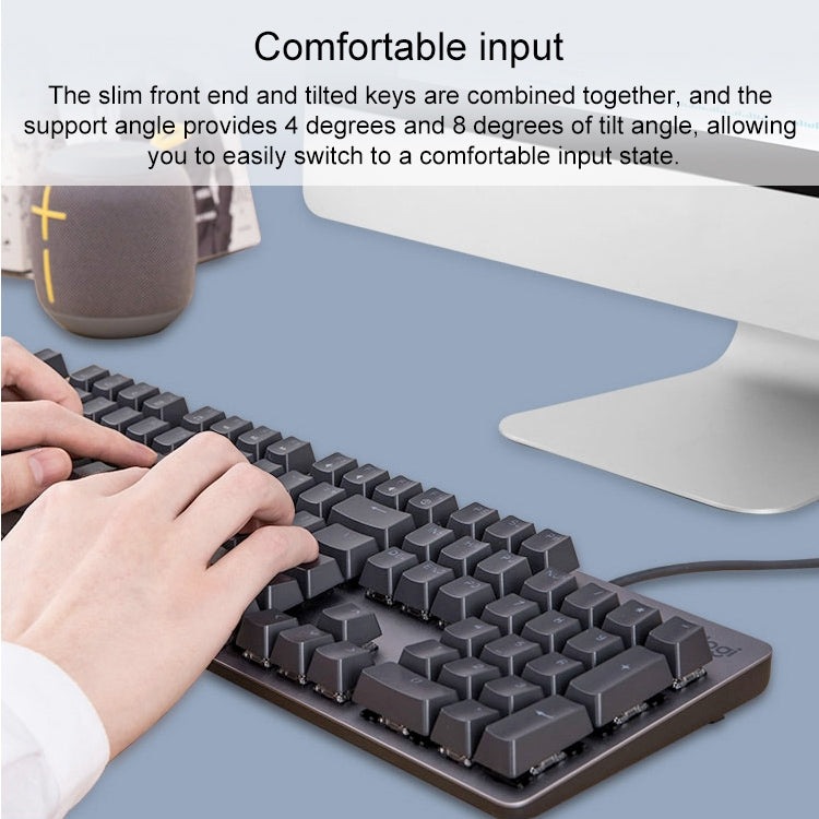 Logitech K845 Mechanical Keyboard CHERRY Blue Switch Wired Backlit - LYDARZ