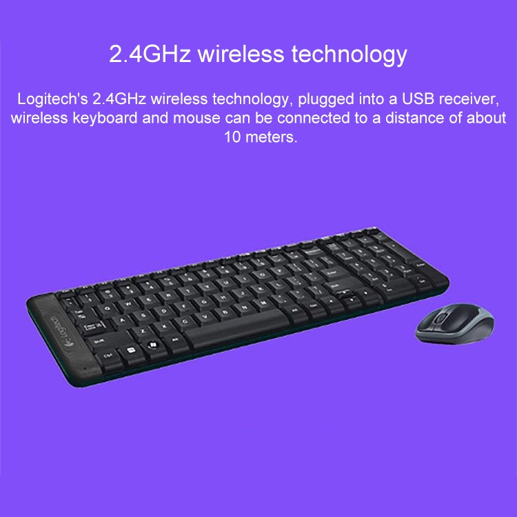 Logitech MK220 Wireless Keyboard and Mouse Set for Seamless Productivity