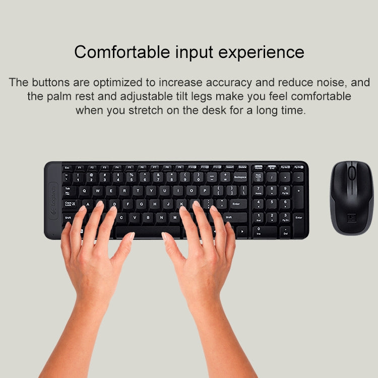 Logitech MK220 Wireless Keyboard and Mouse Set for Seamless Productivity