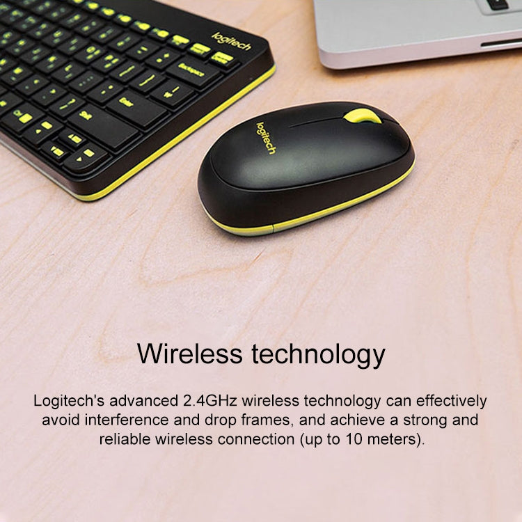 Conjunto de teclado y ratón Logitech MK240 para mayor comodidad y productividad