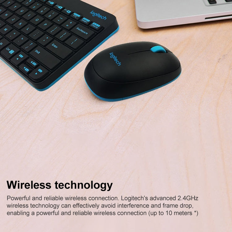 Conjunto de teclado y ratón inalámbricos Logitech MK245 para una productividad sin interrupciones