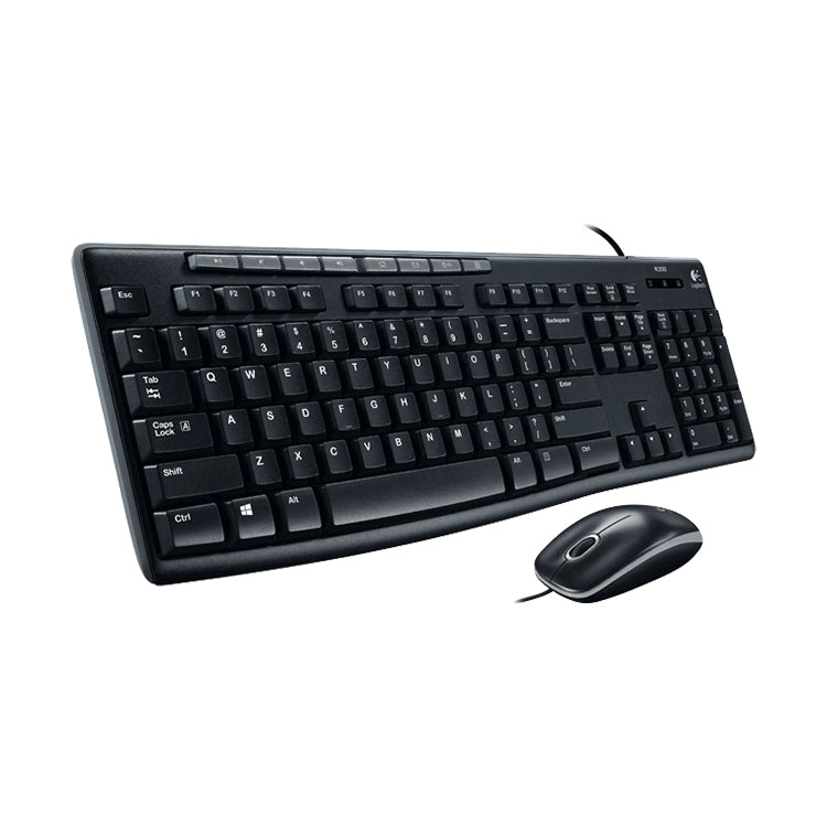 Logitech MK200 Wired Keyboard Mouse Set - LYDARZ