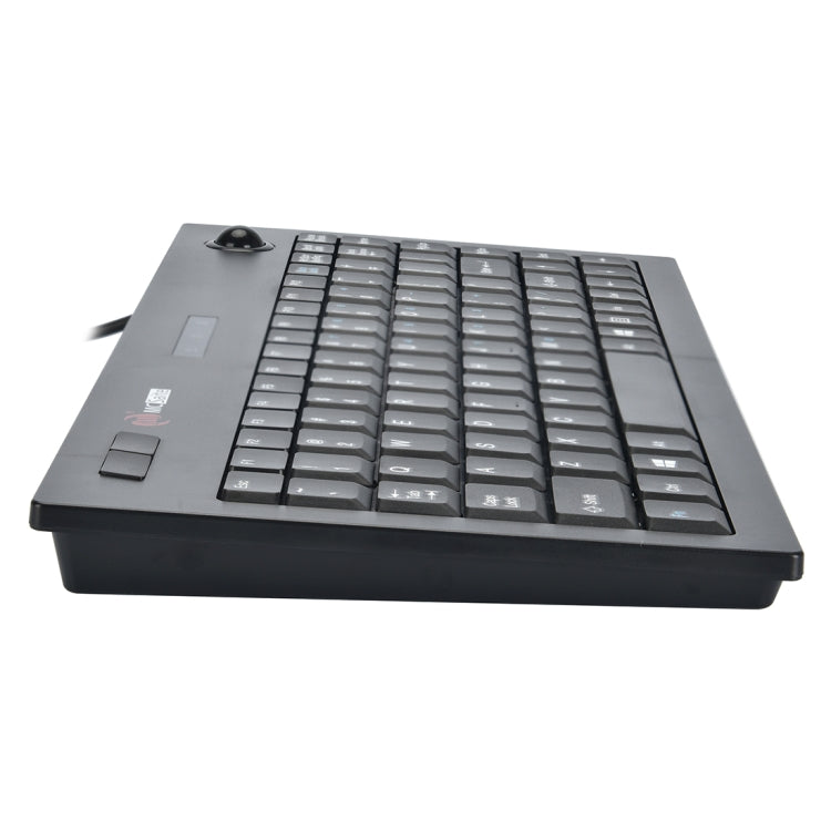 Teclado MC Saite MC-9712: teclado multimedia con cable de 88 teclas y trackball para Windows