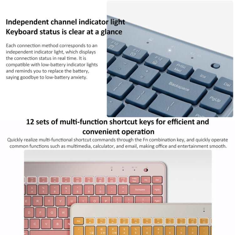 Teclado portátil Xiaomi de modo dual - Original Xiaomi XMBXJP01YM, diseño portátil de 85 teclas