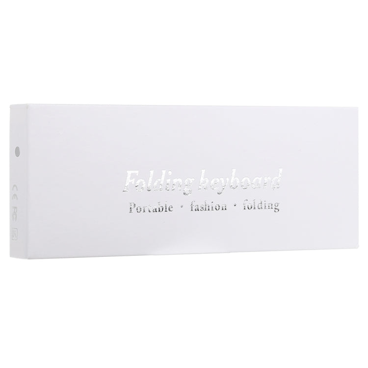 GK608 Ultra-thin Foldable Bluetooth V3.0 Keyboard, Built-in Holder, Support Android / iOS / Windows System - LYDARZ