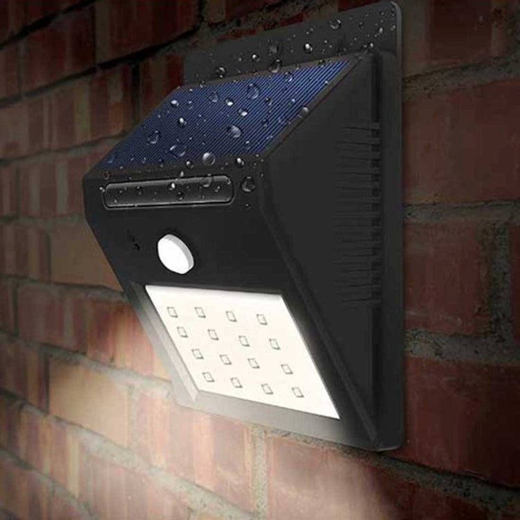 20 LED Outdoor Lights for Yard, Garden, Home, Driveway, Stairs, and Outside Wall - Bright White Light