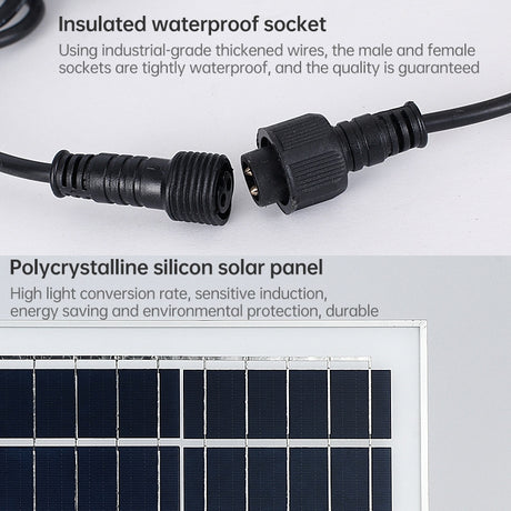 300W 734 LEDs Home Sensor Garden Light Outdoor Waterproof Solar Flood Light - LYDARZ