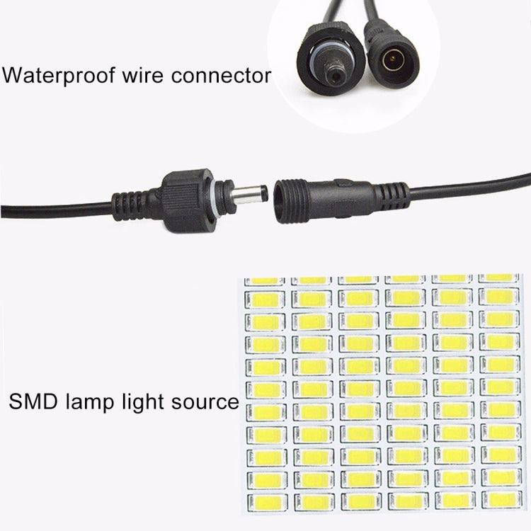 Foco solar impermeable IP67 de 30 W con 170 LED y control remoto