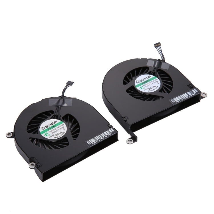 Par de ventiladores de refrigeración para MacBook Pro de 17 pulgadas A1297 (izquierdo y derecho) (modelos 2009-2011)