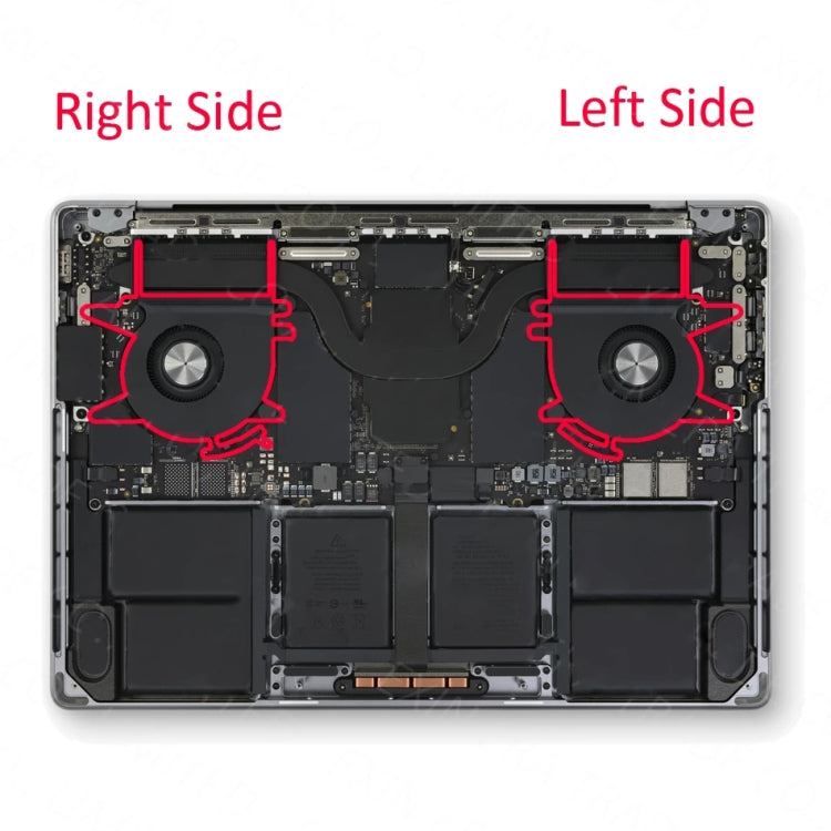 Pack de 2 ventiladores para MacBook Pro de 14" (2021): A2442 / EMC 3650 para un rendimiento mejorado.