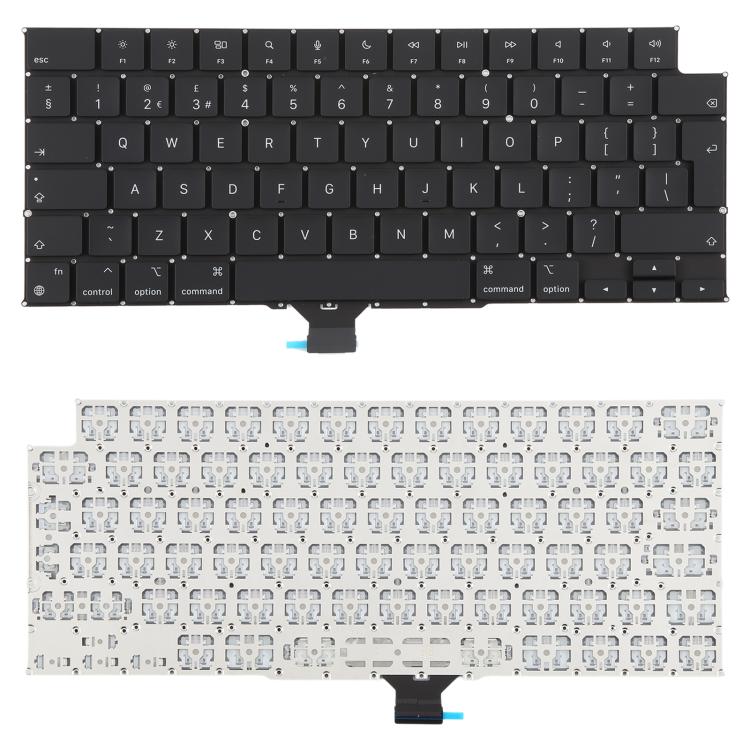 Reemplazo de teclado para MacBook Pro 14/16 de EE. UU. y Reino Unido para modelos A2485, A2442, A2779, A2780, A2918, A2991 y A2992