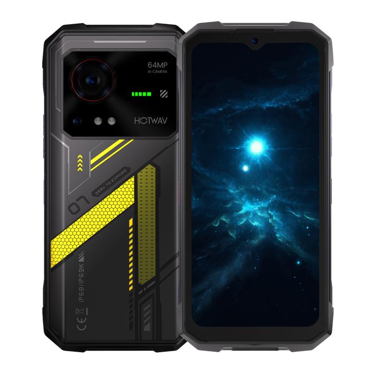 HOTWAV Hyper 7 Rugged 5G Smartphone with 8GB RAM, 256GB Storage, 10800mAh Battery, and 6.6" Display