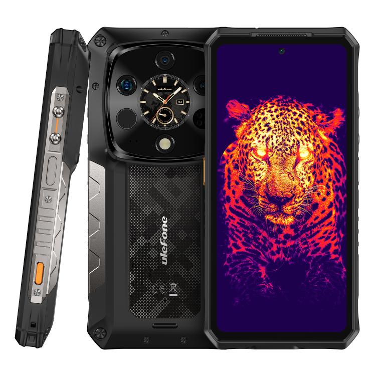 Teléfono resistente Ulefone Armor 28 Ultra Thermal: 16 GB + 1 TB, visión nocturna, 10600 mAh, pantalla de 6,67 pulgadas, Android 14, MediaTek Dimensity 9300+ de ocho núcleos, 5G, NFC