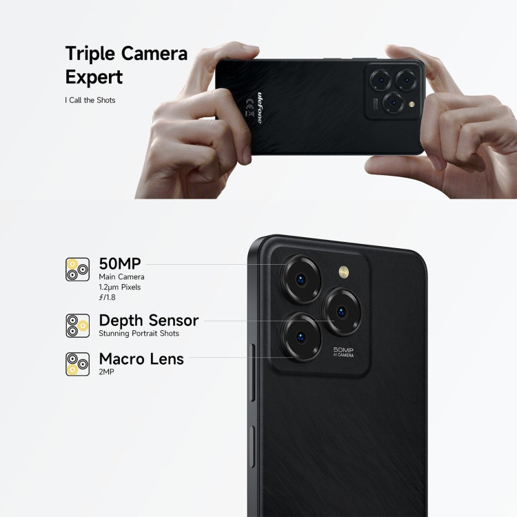 Ulefone Note 20 Pro, 4GB+128GB, Face ID & Side Fingerprint, 6000mAh, 6.75 inch Android 14 Unisoc T606 Octa Core