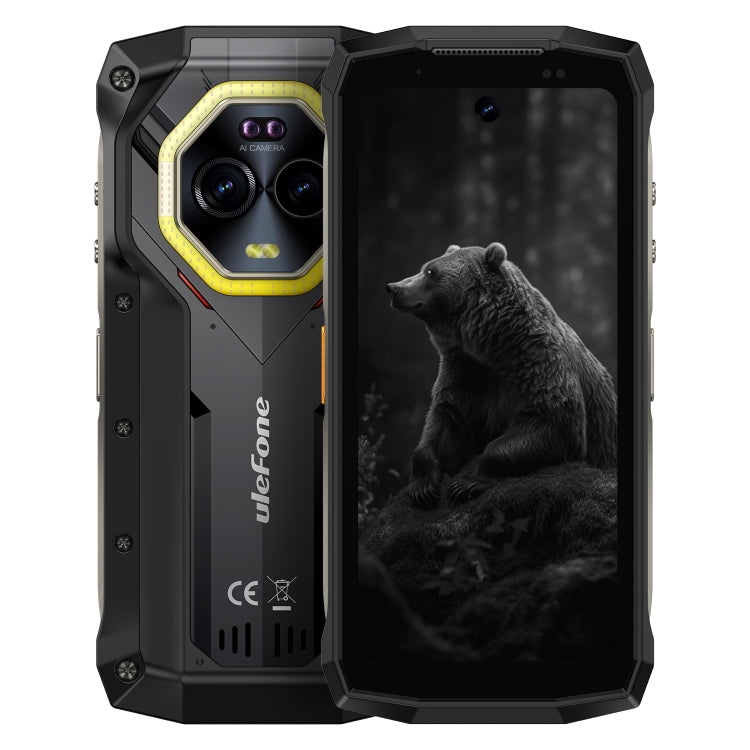 Ulefone Armor Mini 20, Night Vision, 8GB+256GB, Rugged Phone, 4.7 inch Android 14 MediaTek Dimensity 6300 Octa Core