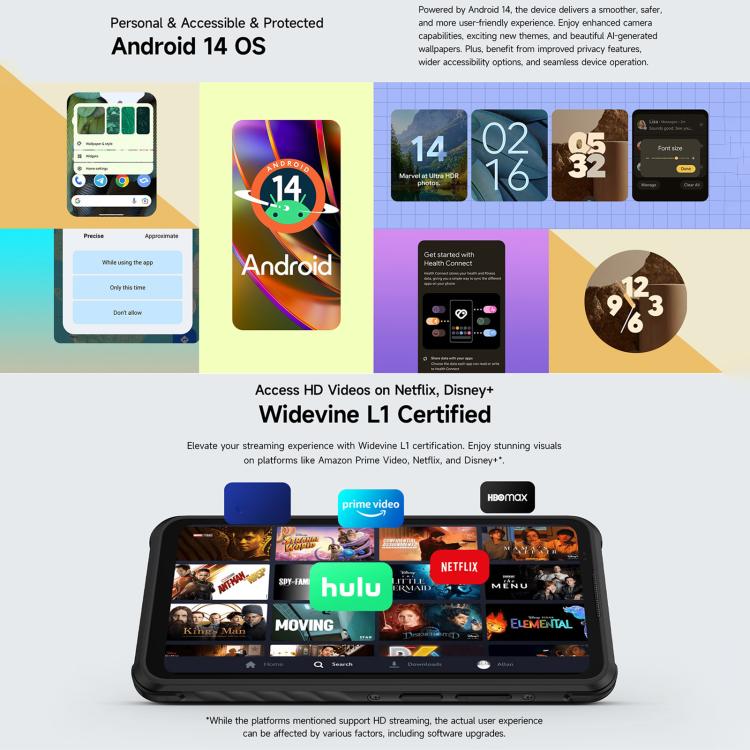 Ulefone Armor X31, 6GB+128GB, Night Vision, Rugged Phone, 6.56 inch Android 14 MediaTek Helio G91 Octa Core