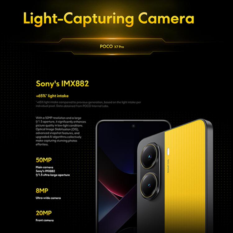 Xiaomi POCO X7 Pro 5G Global, 12GB+512GB, In-screen Fingerprint, 6.67 inch Xiaomi HyperOS 2 MediaTek Dimensity 8400-Ultra Octa Core