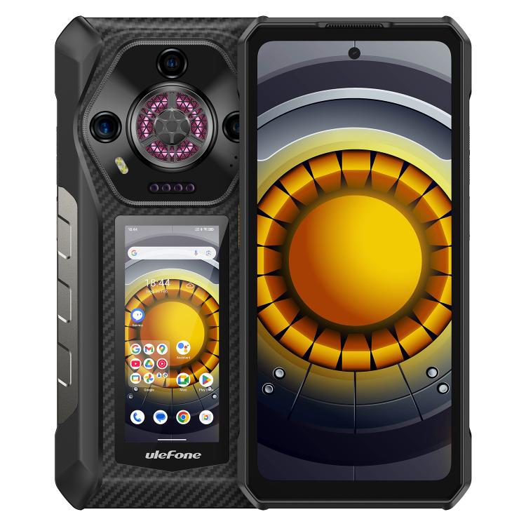 Ulefone Armor 30 Pro Rugged Phone, 16GB+512GB, Night Vision, 6.95 inch + 3.4 inch Dual Screen Android 14 MediaTek Dimensity 7300X