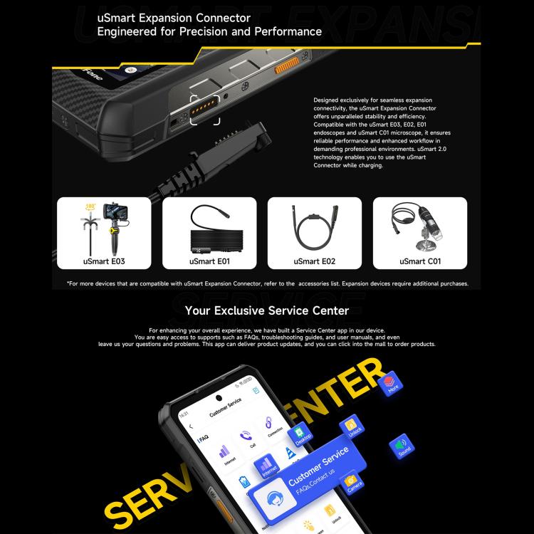 Ulefone Armor 30 Pro Rugged Phone, 16GB+512GB, Night Vision, 6.95 inch + 3.4 inch Dual Screen Android 14 MediaTek Dimensity 7300X