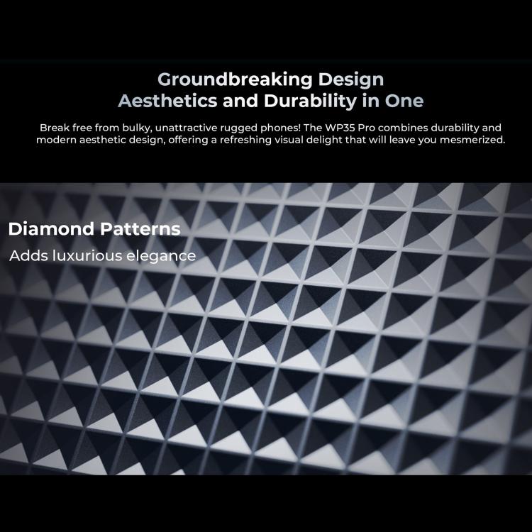 Oukitel WP35 Pro 5G Rugged Phone, 12GB+512GB, 6.6 inch, 11000mAh battery, 1460 hours standby time, MediaTek Dimensity 6300